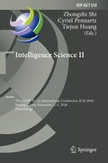 Cover: Intelligence Science II - Springer