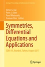 Cover: Symmetries, Differential Equations and Applications - Springer