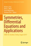 Cover: Symmetries, Differential Equations and Applications - Springer