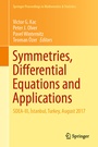 Cover: Symmetries, Differential Equations and Applications - Springer