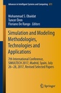 Cover: Simulation and Modeling Methodologies, Technologies and Applications - Springer