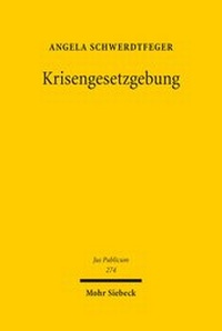 Abbildung von: Krisengesetzgebung - Mohr Siebeck