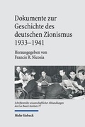 Bild: Dokumente zur Geschichte des deutschen Zionismus 1933-1941 - Mohr Siebeck