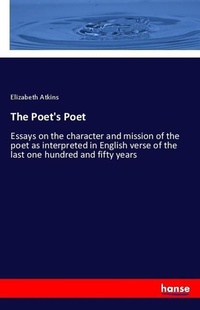 Enlarge image Cover: The Poet's Poet - Hansebooks