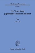 Abbildung von: Die Verwertung gepfändeter Sachen im Internet. - Duncker & Humblot