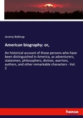 Cover: American biography: or, - Hansebooks