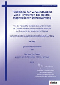 Abbildung von: Prädiktion der Verwundbarkeit von IT-Systemen bei elektromagnetischer Störeinwirkung - sierke VERLAG - Sierke WWS GmbH
