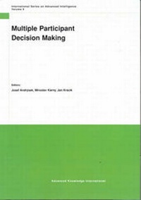 Enlarge image Cover: Multiple Participant Decision Making - Advanced Knowledge International