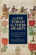 Cover: To Fix Torah in Their Hearts - Hebrew Union College Press,U.S.