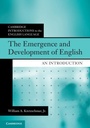 Cover: The Emergence and Development of English - Cambridge University Press