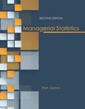 Cover: Managerial Statistics - Kendall/Hunt Publishing Co ,U.S.