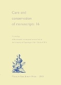 Cover: Care and Conservation of Manuscripts 16 - Museum Tusculanum Press