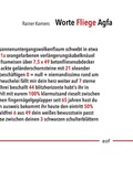 Cover: Worte Fliege Agfa - BoD - Books on Demand