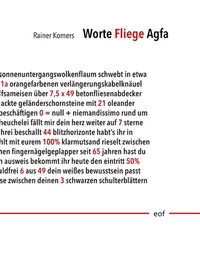 Enlarge image Cover: Worte Fliege Agfa - BoD - Books on Demand