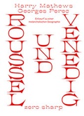 Cover: Roussel und Venedig - zero sharp