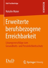 Abbildung von: Erweiterte berufsbezogene Erreichbarkeit - Springer Vieweg