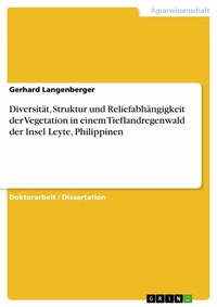 Abbildung von: Diversität, Struktur und Reliefabhängigkeit der Vegetation in einem Tieflandregenwald der Insel Leyte, Philippinen - GRIN Verlag