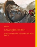 Cover: Unwagbarkeiten - BoD - Books on Demand