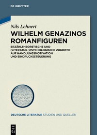 Abbildung von: Wilhelm Genazinos Romanfiguren - De Gruyter