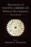 Cover: Documents of Native American Political Development - OUP eBook