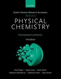 Abbildung von: Student Solutions Manual to Accompany Atkins' Physical Chemistry 11th Edition - Oxford University Press