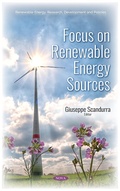 Cover: Focus on Renewable Energy Sources - Nova Science Publishers