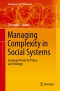 Cover: Managing Complexity in Social Systems - Springer