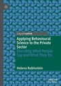 Cover: Applying Behavioural Science to the Private Sector - Palgrave Macmillan