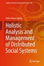 Cover: Holistic Analysis and Management of Distributed Social Systems - Springer