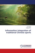 Cover: Information integration of traditional Chinese sports - LAP Lambert Academic Publishing