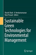 Cover: Sustainable Green Technologies for Environmental Management - Springer