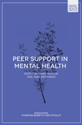 Cover: Peer Support in Mental Health - Bloomsbury Academic