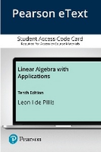 Abbildung von: Linear Algebra with Applications - Pearson
