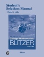 Cover: Student Solutions Manual for Pathways to College Mathematics - Pearson