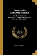 Cover: Gewerbliche Mittelstandspolitik - Wentworth Press