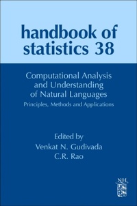 Enlarge image Cover: Computational Analysis and Understanding of Natural Languages: Principles, Methods and Applications - Elsevier