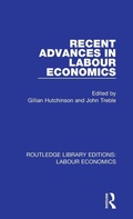 Cover: Recent Advances in Labour Economics - Routledge