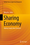 Cover: Sharing Economy - Springer