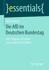 Abbildung von: Die AfD im Deutschen Bundestag - Springer