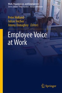 Enlarge image Cover: Employee Voice at Work - Springer