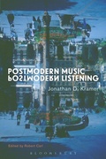 Cover: Postmodern Music, Postmodern Listening - Bloomsbury Academic USA
