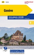 Abbildung von: Kümmerly+Frey Wanderkarte 21 Genève 1:60.000 - Hallwag Kümmerly+Frey