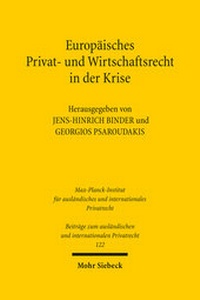 Abbildung von: Europaeisches Privat- und Wirtschaftsrecht in der Krise - Mohr Siebeck