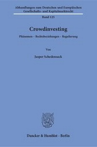 Abbildung von: Crowdinvesting - Duncker & Humblot