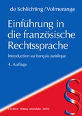Cover: Einf&uuml;hrung in die franz&ouml;sische Rechtssprache - Helbing & Lichtenhahn