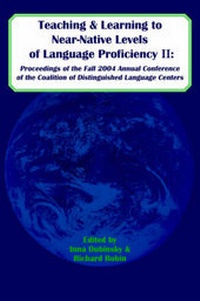 Enlarge image Cover: Teaching and Learning to Near-Native Levels of Language Proficiency II - Msi Press