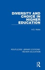 Cover: Diversity and Choice in Higher Education - Routledge