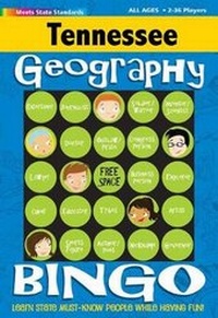 Enlarge image Cover: Tennessee Geography Bingo - Gallopade International