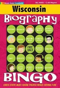 Enlarge image Cover: Wisconsin Biography Bingo - Gallopade International
