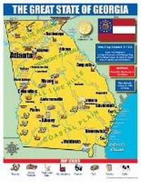 Enlarge image Cover: Georgia State Map for Students - Pack of 30 - Gallopade International